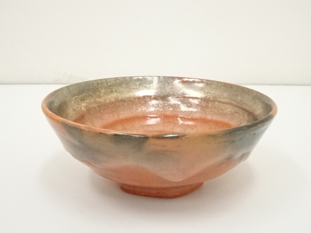 道具 ] - 道具 井上春峰造 赤楽蓬莱 嶋台茶碗（共箱） | ネット